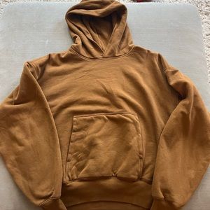 Yeezy x gap light brown hoodie, size: medium